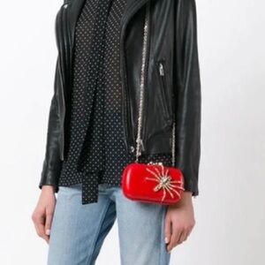 CORTO MOLTEDO Vintage Hot Pink STUDDED Minaudieré -“ McQueen Vibes”